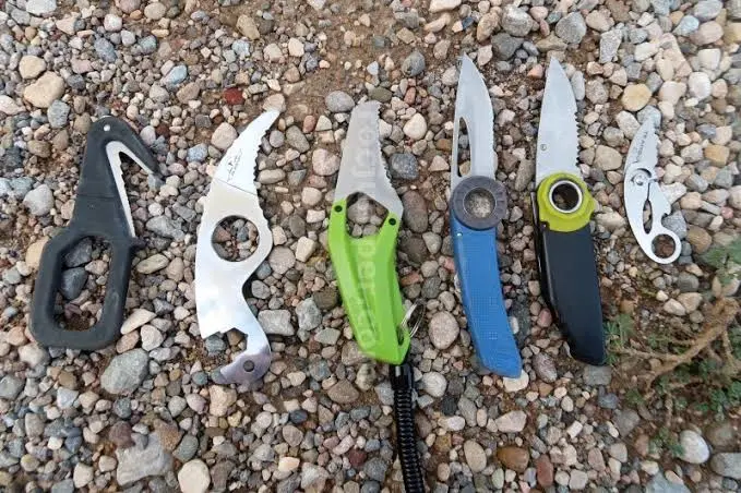 navaja para cortar cuerda